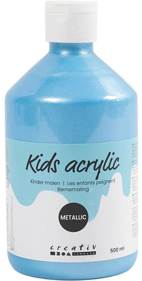 A-Color Metallic-Acrylfarbe, Hellblau, 03- Metallic, 500 ml