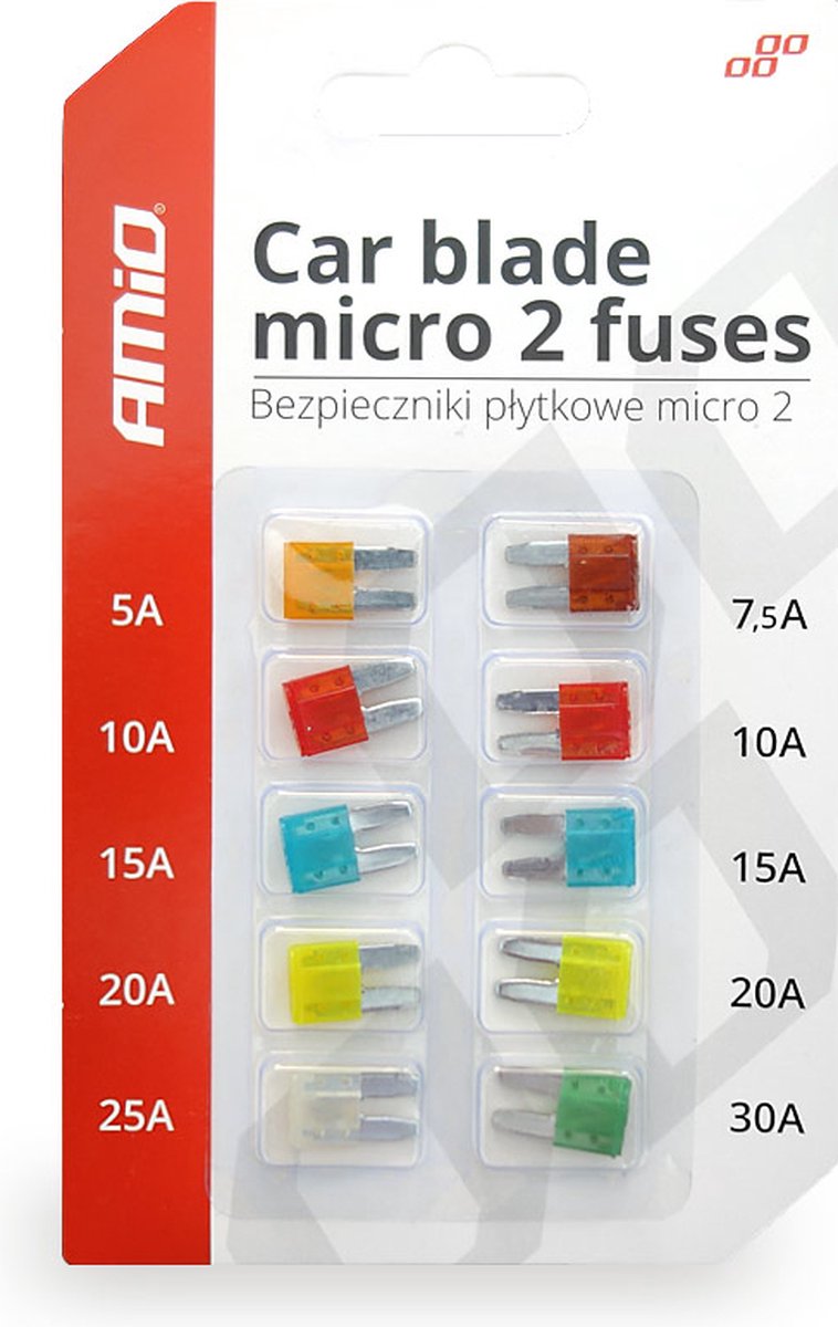 Amio Micro 2 Sicherung 10 Stück Blisterpackung
