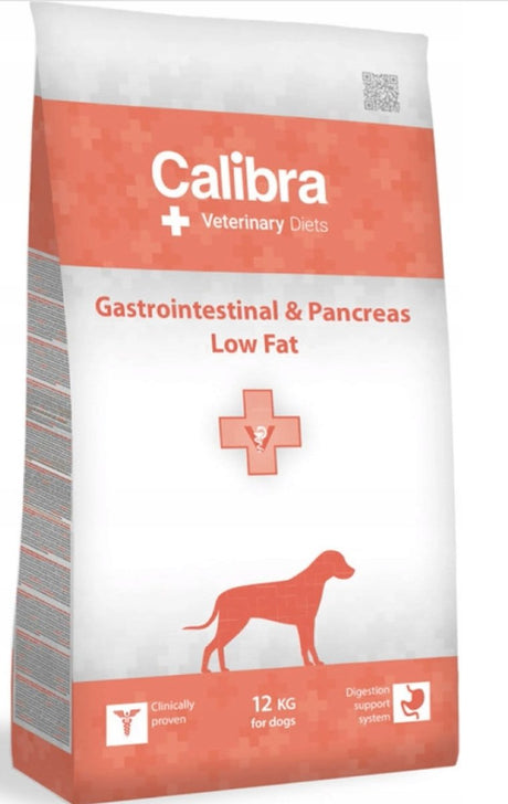 Calibra Magen-Darm-Pankreas fettarm – Diät-Hundefutter – geringer Fettgehalt – unterstützt die Verdauung – für empfindliche Hunde