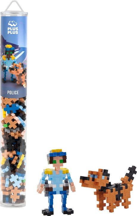 Plus Plus Tube Polizei Plus-Plus: 100 Stück (4296)