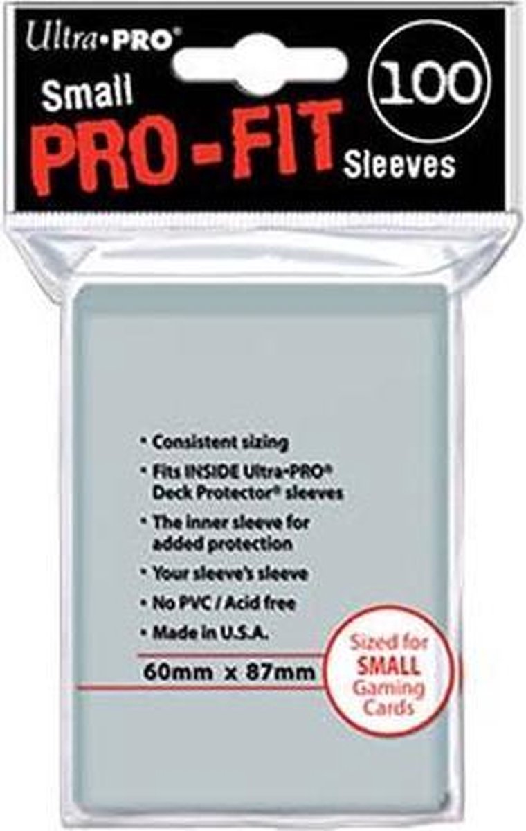 Ultrapro-Spielzeug | Kartenspiel – Hüllen Pro-Fit Clear Small C100