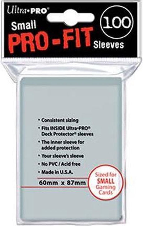 Ultrapro-Spielzeug | Kartenspiel – Hüllen Pro-Fit Clear Small C100