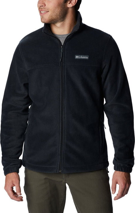 Columbia Steens Mountain™ Full Zip 2.0 Fleecejacke Herren – Fleeceweste mit durchgehendem Reißverschluss – Größe L – Schwarz