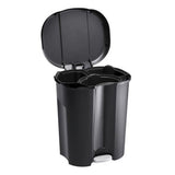 Rotho Trio Abfallbehälter 10l + 2x15l schwarz