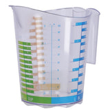 Rotho Domino Messbecher 2l transparent