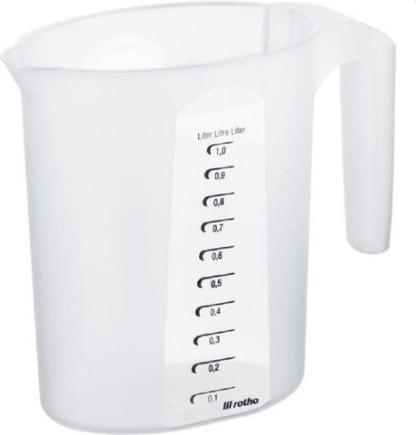 Rotho Topline Messbecher 1l transparent