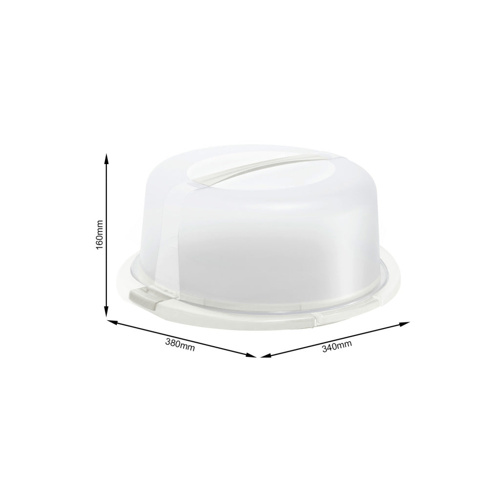 Rotho Fresh Cake Box Cool White