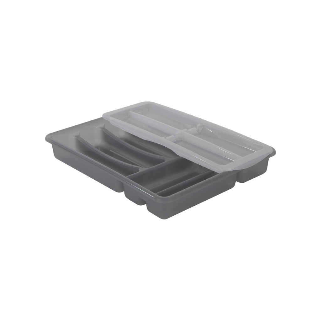 Rotho Basic Cutlery Box 6 Comparable Variable Anthracite