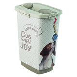 Rotho Rotho Cody Dog Haustier Futterbehälter 25l Cappuccino Sand