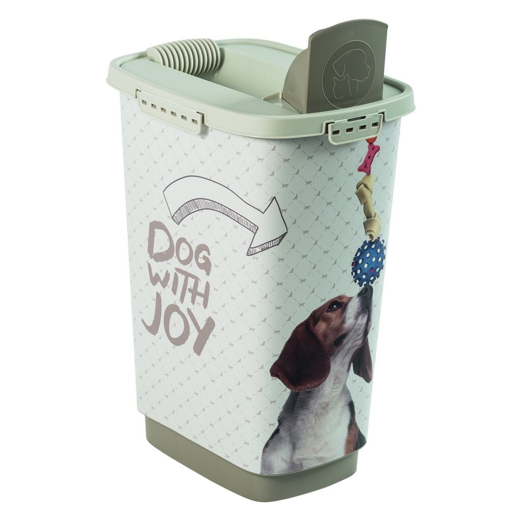 Rotho Cody Hundefutterbehälter 25l Cappuccino Sand