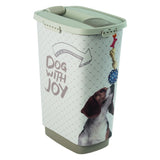 Rotho Cody Dog Pet Food Container 50l cappuccino písek