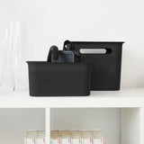 Rotho Brisen Aufbewahrungskorb 26,2x18x21,1 cm 7l Anthrazit