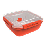 Rotho Dampfgarer 1,7l rot