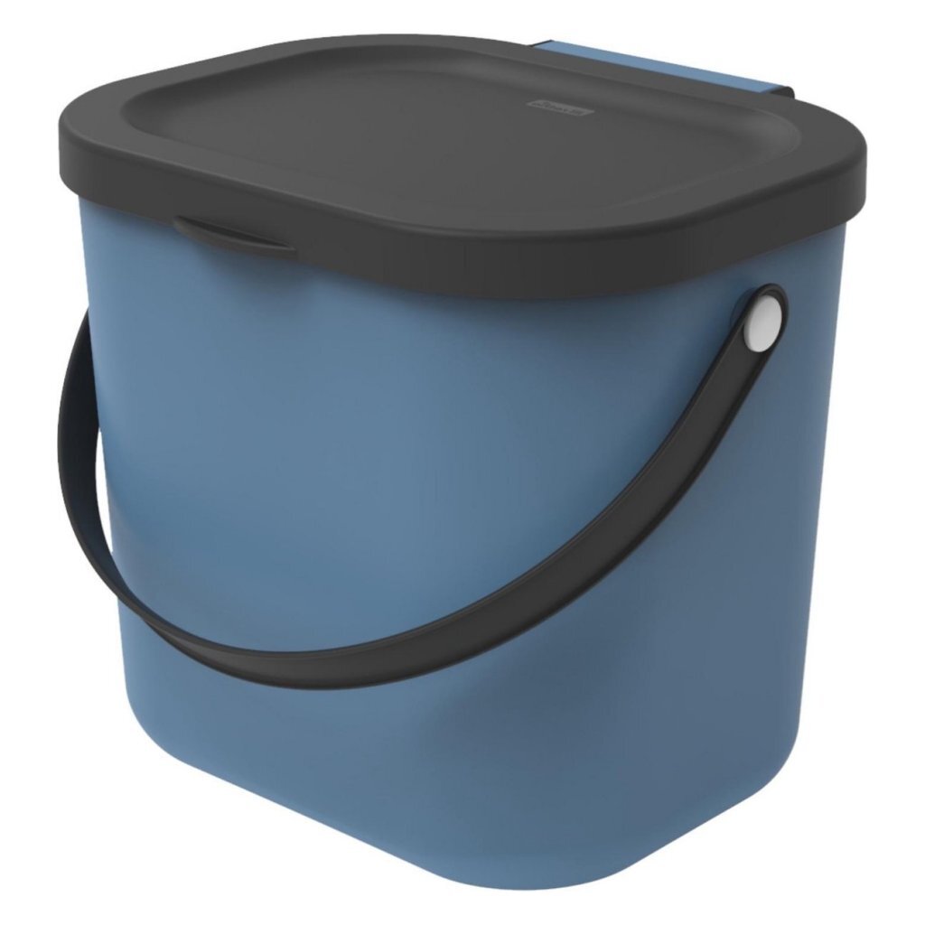Rotho albula afvalscheiders - gft afvalbak - 6l - blauw