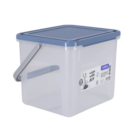 Rotho Waschpulverbox 3 kg 4,5 l Horizontblau | 2 Stk