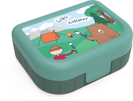 Rotho Lunchbox to go Memory Kids 1 Liter Kids Explorer Jungen 166x133x61mm