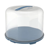 Rotho Frischkuchenbox XL 35,5x34,5x26 cm Horizontblau transparent