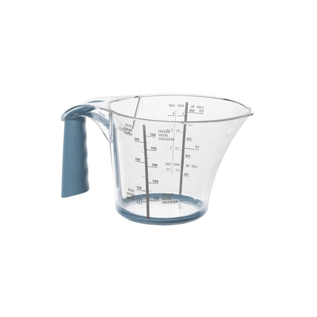 Rotho Loft Messbecher 0,6l Horizontblau Weiß