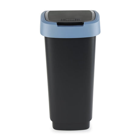 Rotho Twist Abfallbehälter 25l Horizontblau