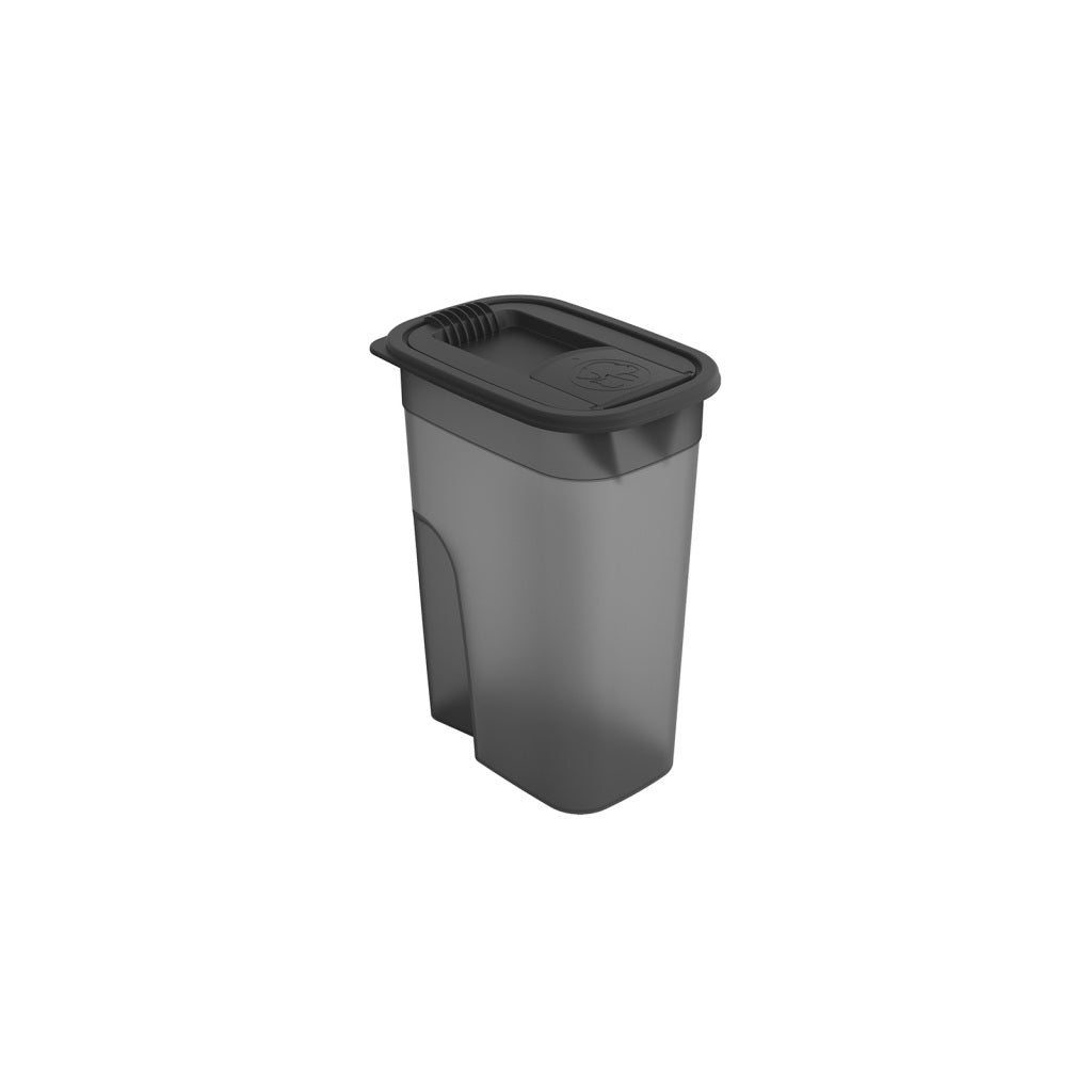 Rotho Flo Tierfutterbehälter 4,1l anthrazit transparent