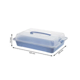 Rotho fresh partybutler serveertray cool horizon blauw