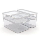 Rotho Cauma Set Kühlschrank Organizer 4,65l + 2l + 1,15l + 2x 1,2l transparent