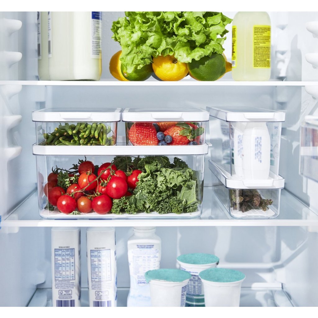 Rotho Cauma Set Kühlschrank Organizer 4,65l + 2l + 1,15l + 2x 1,2l transparent