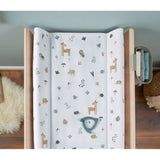 Rotho Wickelauflage Waldtiere 50x70 cm weiß