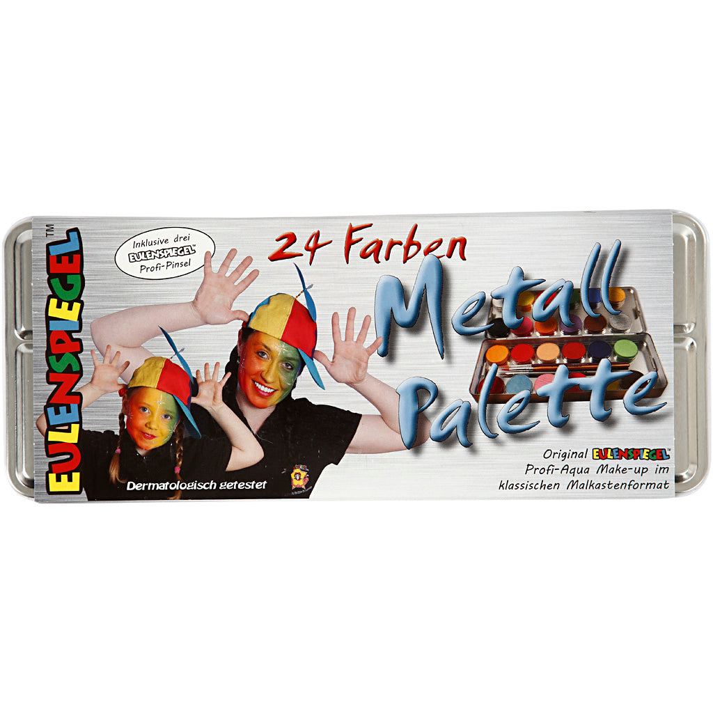 Eulenspiegel Gesichtsfarbe, verschiedene Farben, 24 Farben 1 Set