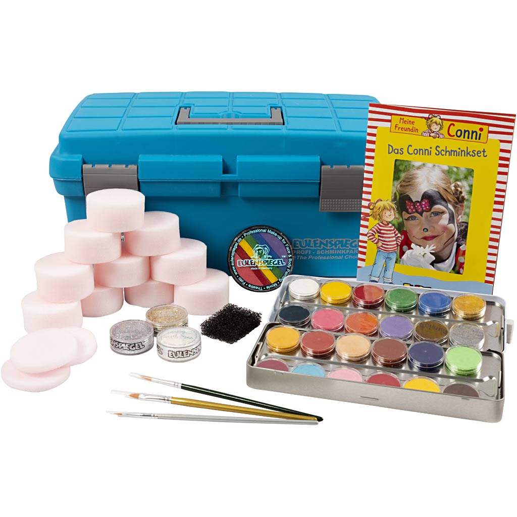 Eulenspiegel Gesichtsfarbe - Starterset, verschiedene Farben, 1 Set