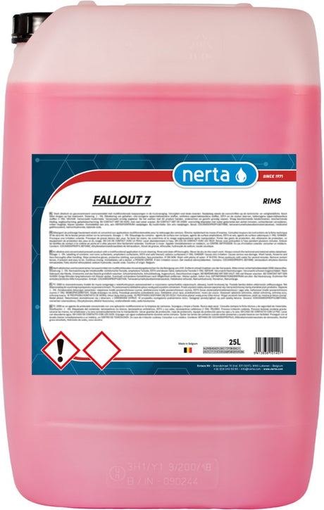 Nerta Fallout 7 – Autoreinigung – Felgenreiniger – säurefrei – Rostentferner – 5 Liter