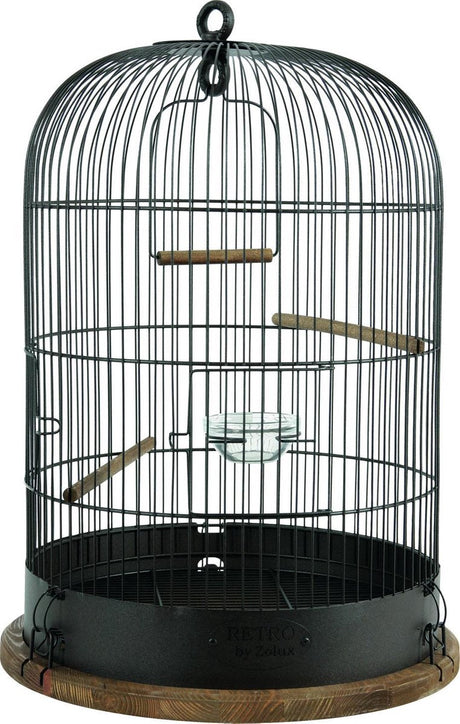 Zolux -retro-vogelkäfig-braun