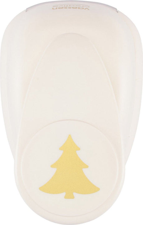 Vaessen creative pons - figuurpons - dennenboom - 4,3 x 4,5 cm