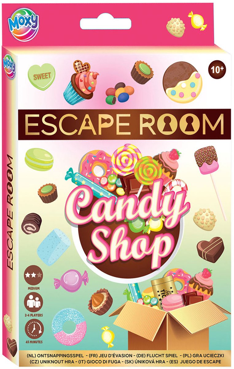 Kreatives Bastelgruppen-Escape-Room-Süßwarenladen-Escape-Spiel