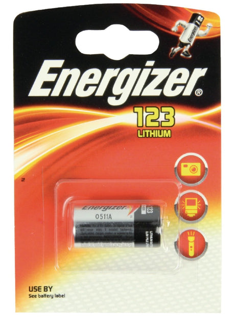 Energizer EN123P1 EL123 Lithium-Fotobatterie, 1 Blister