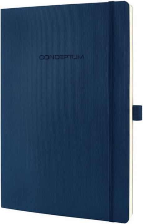Sigel – Notizbuch – Conceptum Pure – A5 – Softcover – Blau – 194 Seiten – 80 Gramm – Diamant – Si-Co326