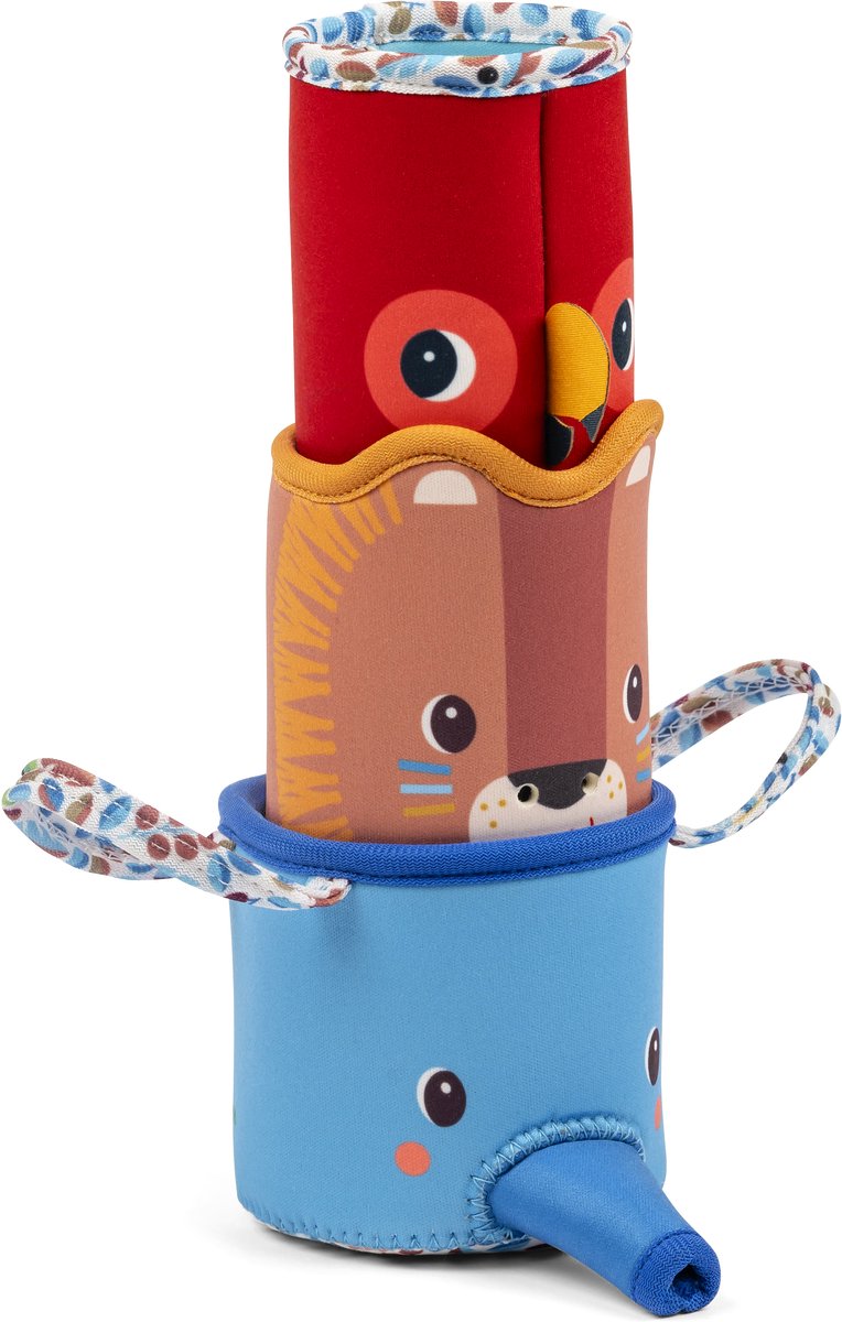 Lilliputiens – Stapelbecher mit Wasserstrahlen – Jack the Lion