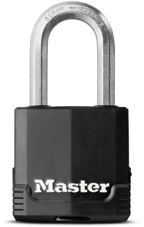 Masterlock Excel Vorhängeschloss schwarz 49 mm – Bügellänge 38 mm