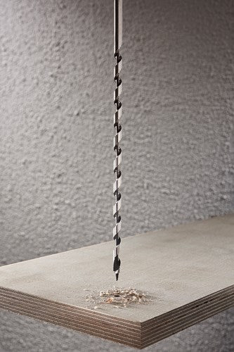 Wolfcraft – Schlangenbohrer für Holzbalken 6 mm – 250 mm lang – Sechskantschaft – ø 6 mm – Holzbohrer – 7659010