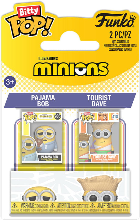 Funko bitty pop 2 pack: minions- bob dave