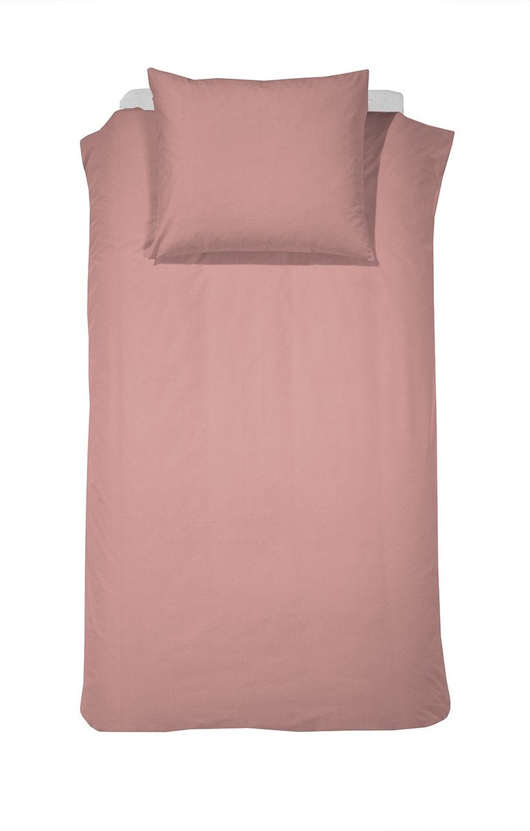 Cinderella weekend dekbedovertrek - 1 persoons - katoen - 140x200 220 cm - roze + 1 kussensloop 60x70