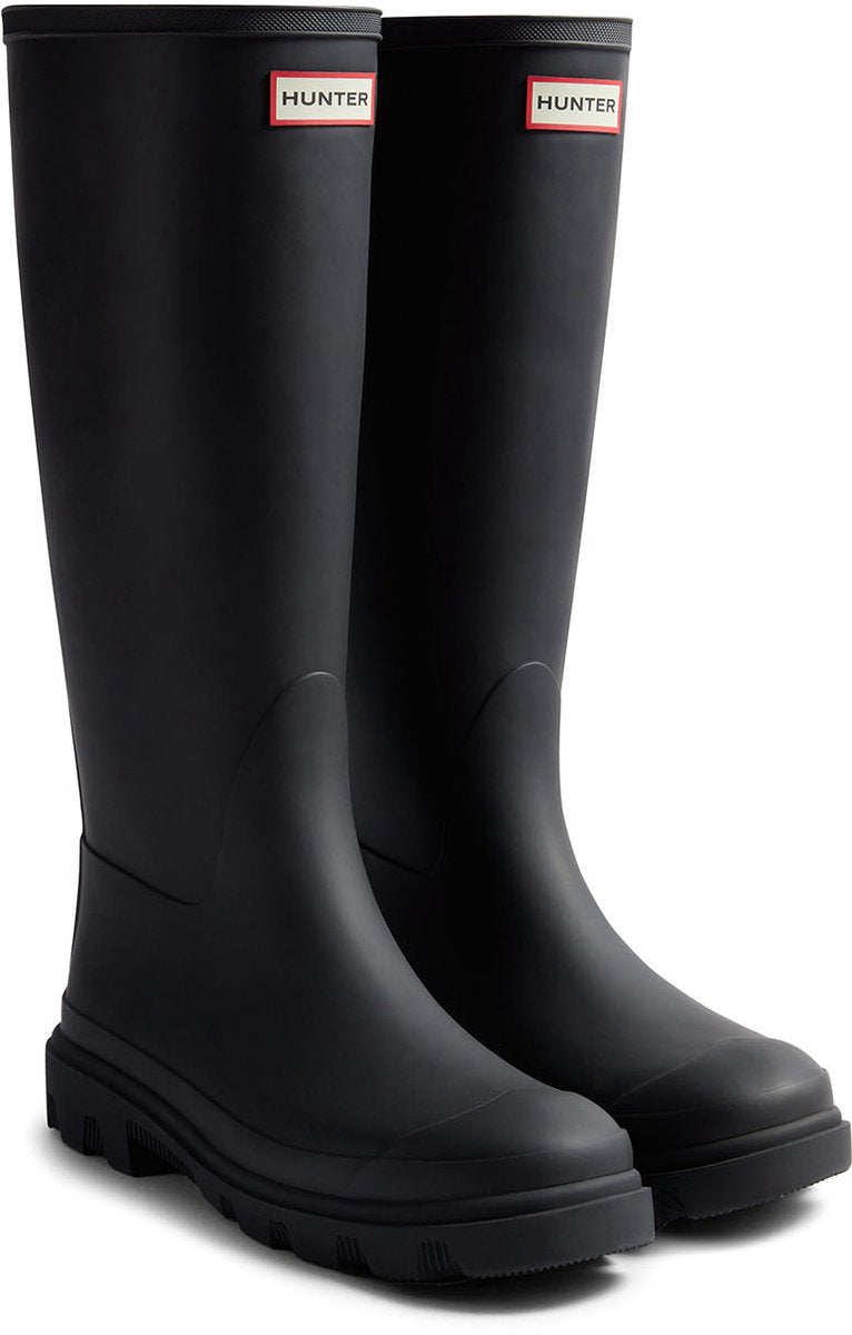 Hunter Downpour Tall Boot Unisex-Regenstiefel – Schwarz