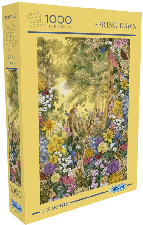 Gibsons – Frühlingsdämmerung (die Kunstdatei Frühlingsdämmerung) – die Kunstdatei – 1000 Teile – 49 x 68 cm – Puzzle für Erwachsene