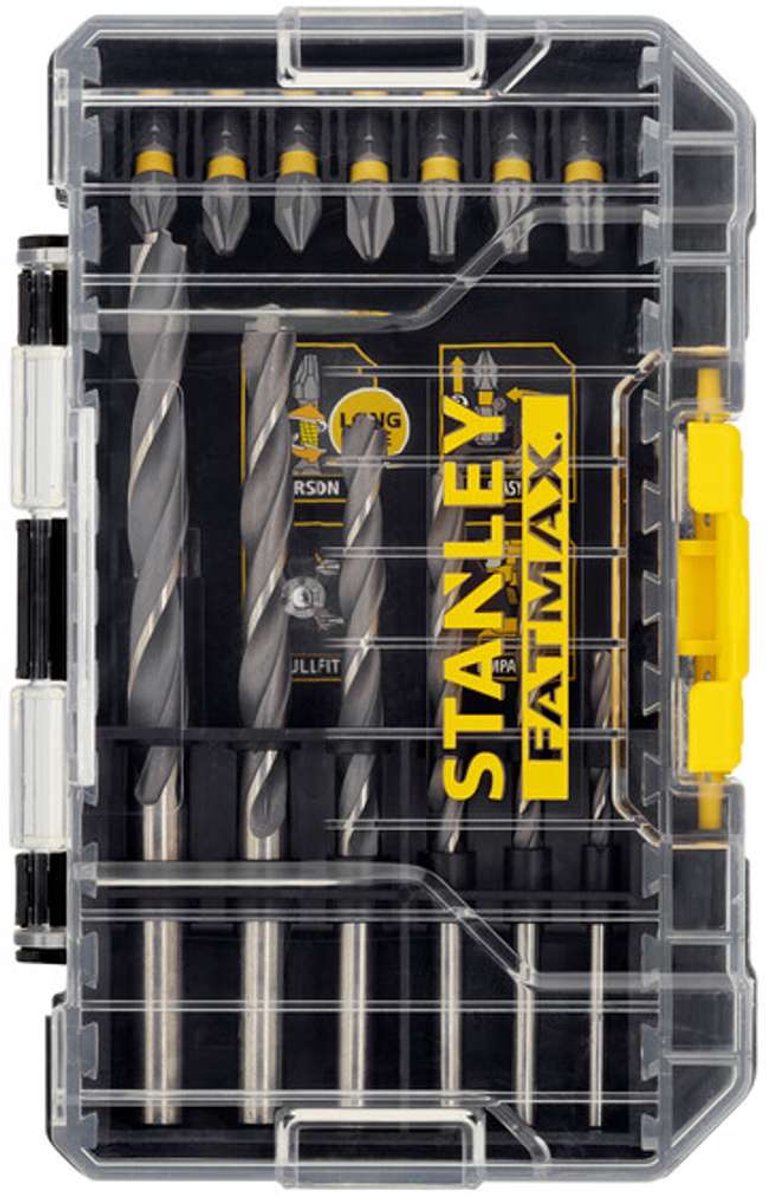 Stanley-Zubehör – 19-teiliges Eisenbohrer-Set und Bits sta88554-xj