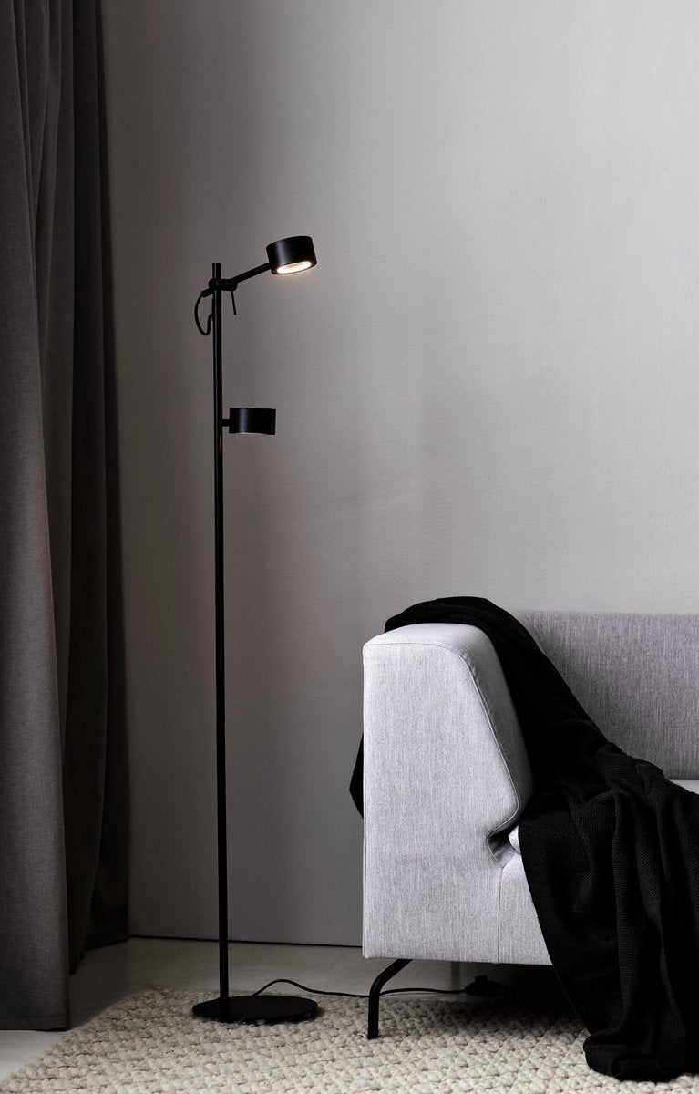 Nordlux Clyde Stehleuchte – Moodmaker™ 3-stufig dimmbar – Schwarz