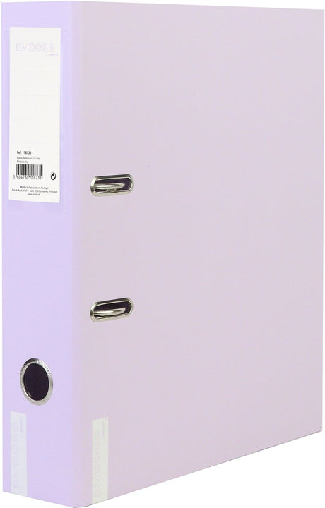 Ancor-Binder, geprägt, trocken, A4, 2 Stück, 8 cm, Flieder – An-118735