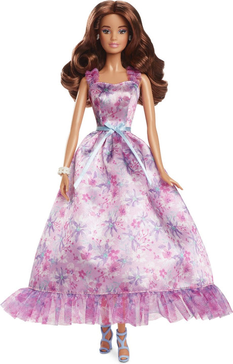 Barbie-Signatur-Geburtstagspuppe – mit rosa Kleid – Modepuppe