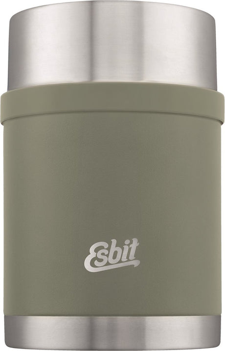 Esbit Bildhauer-Thermosbehälter für Lebensmittel – 750 ml – Edelstahl – Steingrau