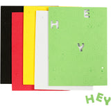 Creativ Company Eva-Schaumstoff-Buchstaben, Zahlen, Blatt 15 x 21 cm, Größe 2–2,3 cm, Dicke 2 mm, verschiedene Farben, 5 Blatt, 1 Box