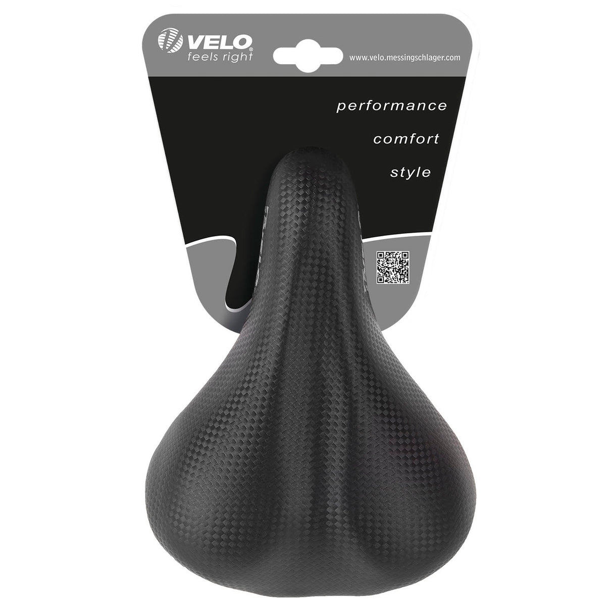 Sattel Velo Kinder 12-16 Schwarz